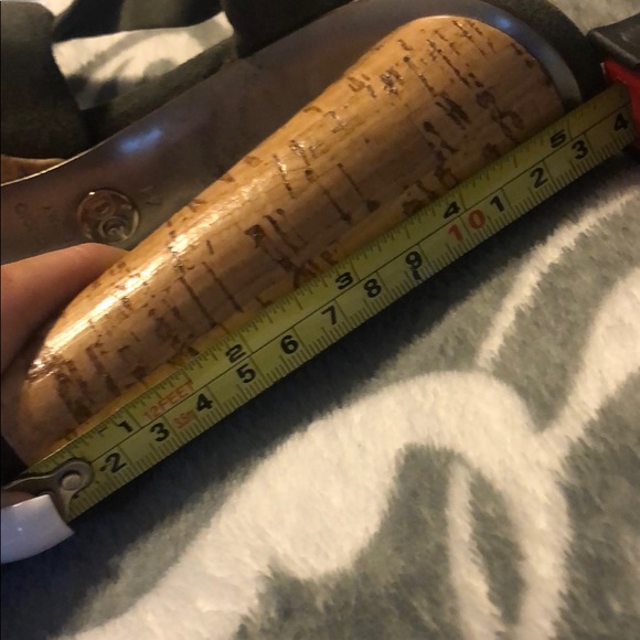 Dolce & Gabbana designer cork and suede wrap heels - Picture 4 of 8